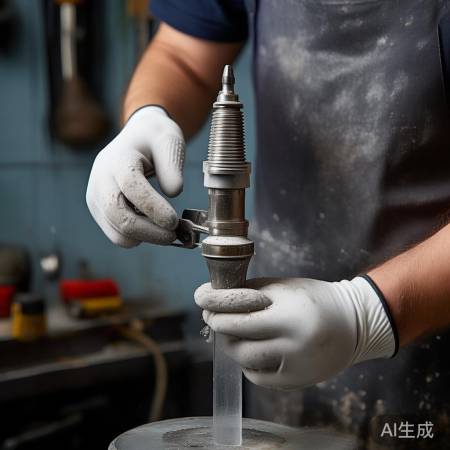 打磨点火针除积碳