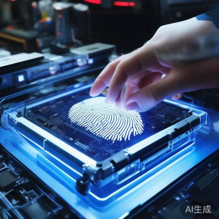 指纹头通过电流形成图像，比对数