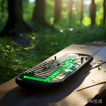 绿色AN键，环保又酷炫