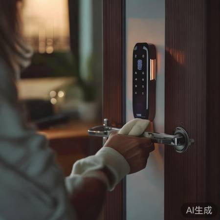 智能锁保养：定期检查电量，清指