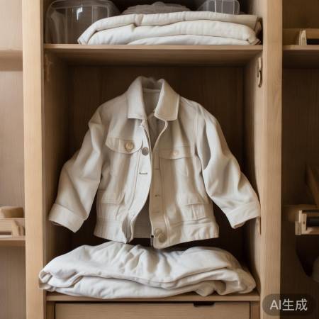 棉衣晾干后叠放，防潮防皱技巧。