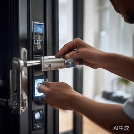 “锁买回,专业安装,指纹录入”