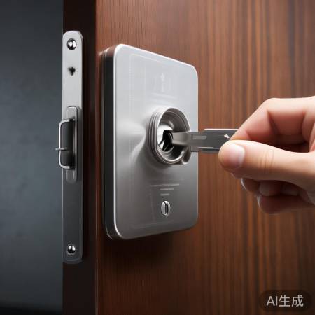 指纹锁机械钥匙备用