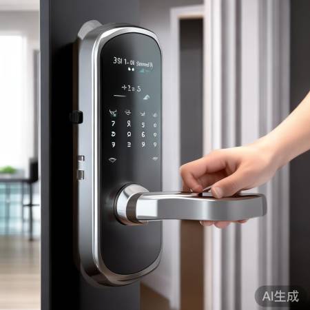 “智能门锁12秒锁死保障家安”