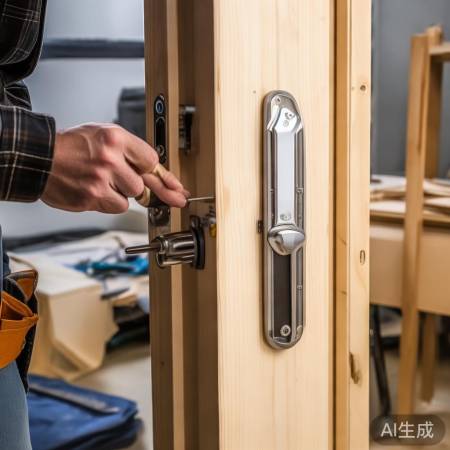 安装磁力锁，门框无缝隙