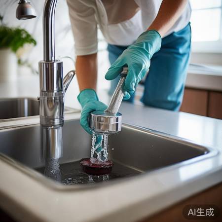 洗衣机排水管堵塞清理