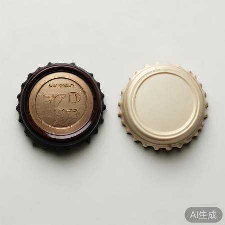 瓶盖紧文字清，辨真伪。