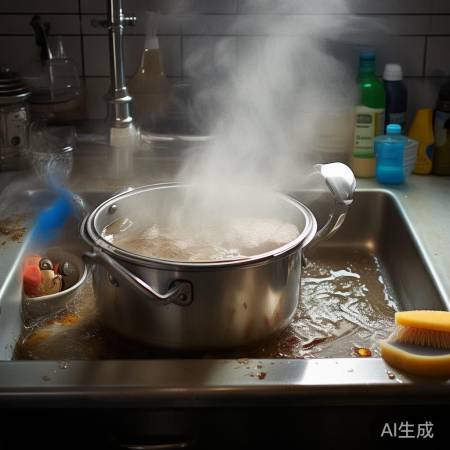 热水浸泡油渍易清除