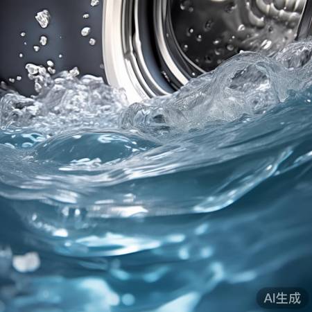 水攻洗衣，溶解污渍