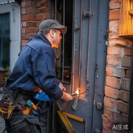 防盗门脱焊维修攻略