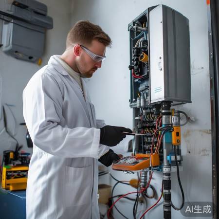 检查连接，壁挂炉正常工作