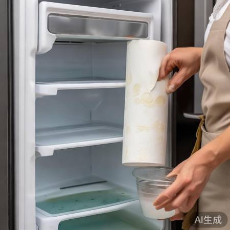 冰箱底部清洁小技巧
