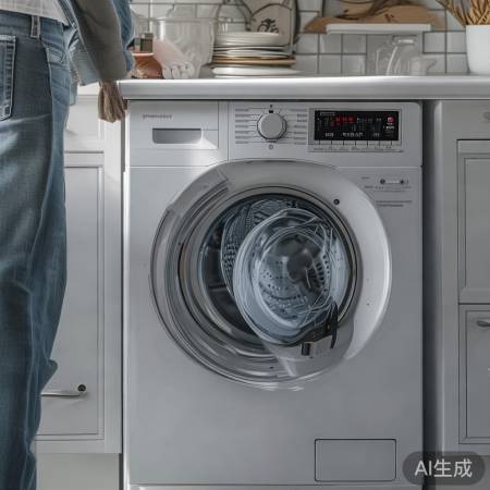 洗衣机使用前，再检查一遍安全