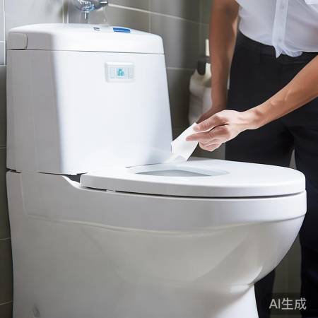 智能马桶冲纸技巧
