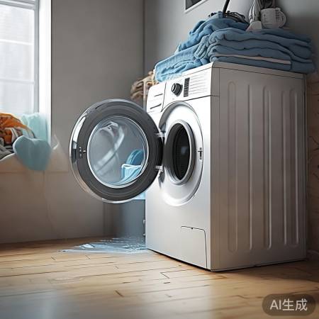 “断电断水清洗洗衣机”