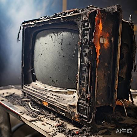 电视残留易爆物