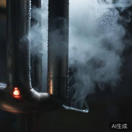 热水器排气管滴水，热蒸气凝结