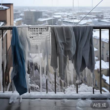 冬季阳台洗衣不便