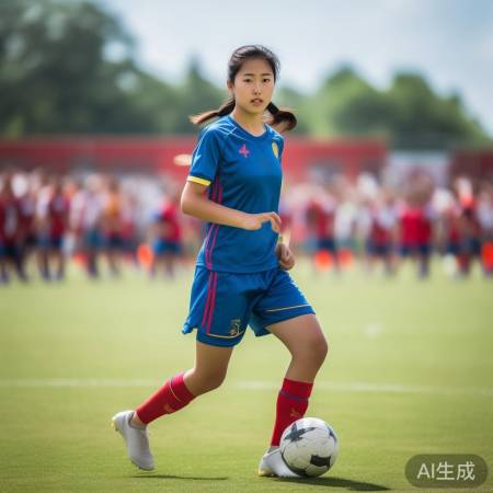 足球小将铸就自信女孩