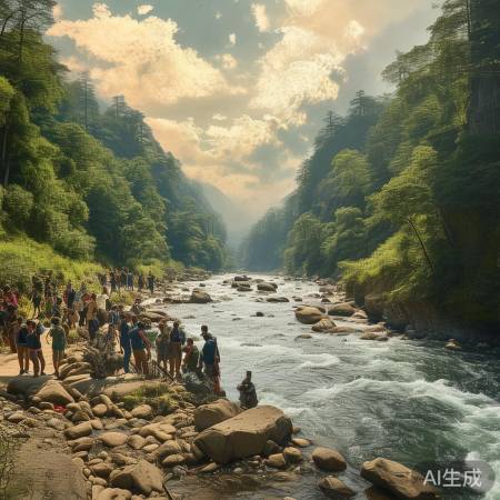 书记团队访美景