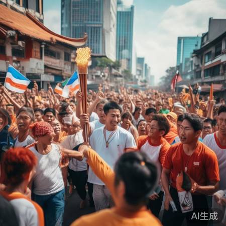 亚运火炬提升亚洲体育影响力