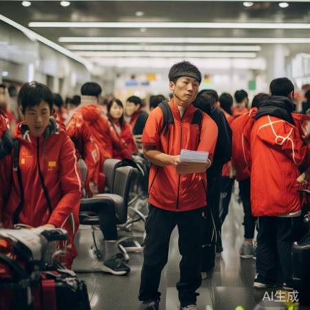 中国运动员签证延误,机场苦等6