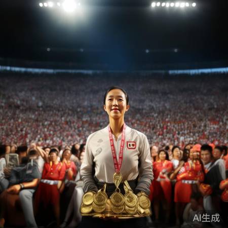 李冰洁领奖惊艳全场