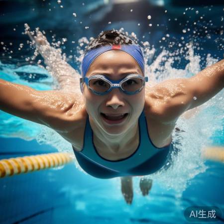 李冰洁四金,游泳实力彰显