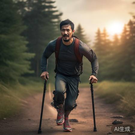 “李明:跌倒后继续跑的马拉松者