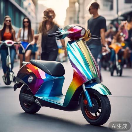时尚小电驴,色彩纷呈