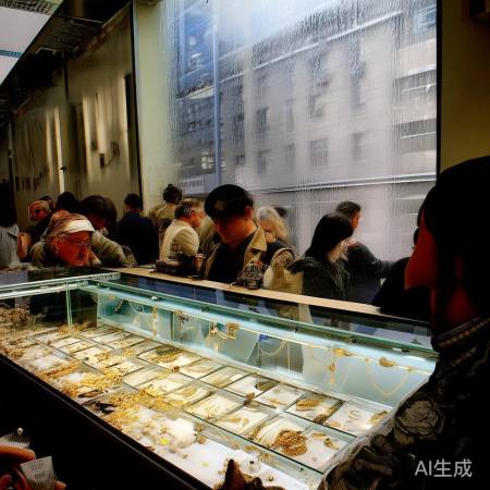 黄金供需失衡,价格下跌